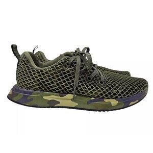 NO BULL Diamond Mesh Runner Camo Army Green Training Gym CrossFit M 5.5 W 7
